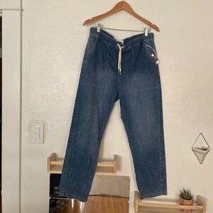 DU/ER Lightweight Performance Denim Joggers Blue XL x 27 Drawstring Waist